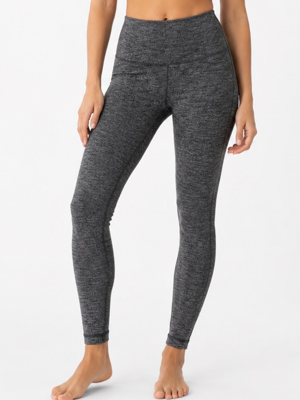 Lululemon Wunder Under Luxtreme Leggings 28” Heathered Gray Size 6